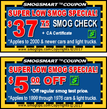 smog check coupon visalia